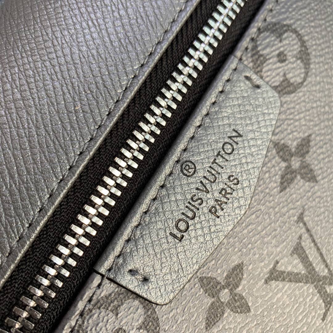 Louis Vuitton Discovery PM Steel Monogram Canvas Taiga Gray M30835 Replica Backpack