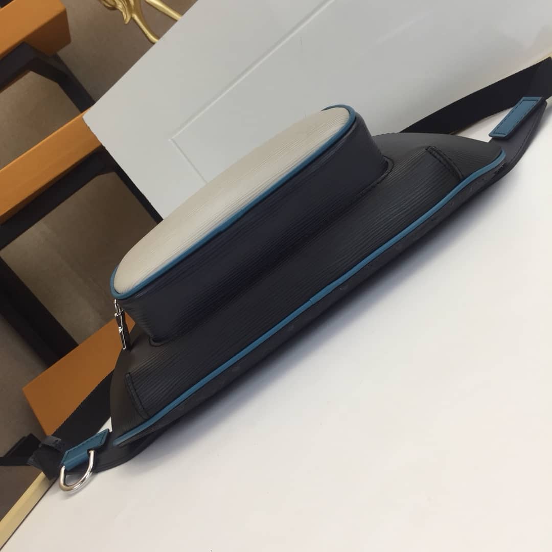 Louis Vuitton Damier Graphite Canvas Replica  Bumbag Black Blue M51464