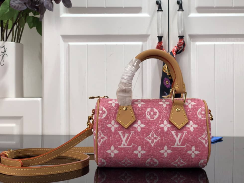 Louis Vuitton Replica Bags Nano Speedy Pink M81213