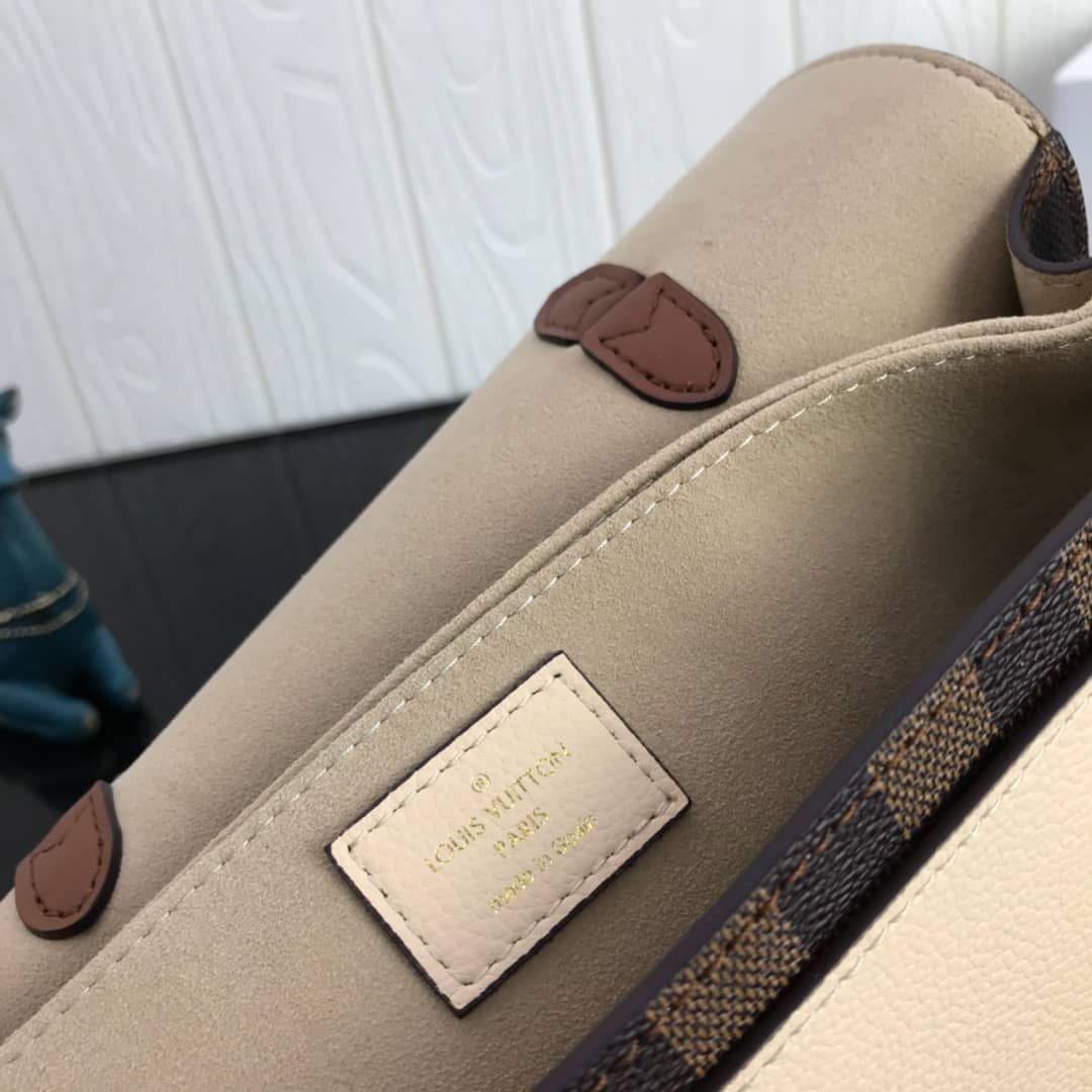 Louis Vuitton Damier Canvas Trendy Replica Crossbody Bag White N40146