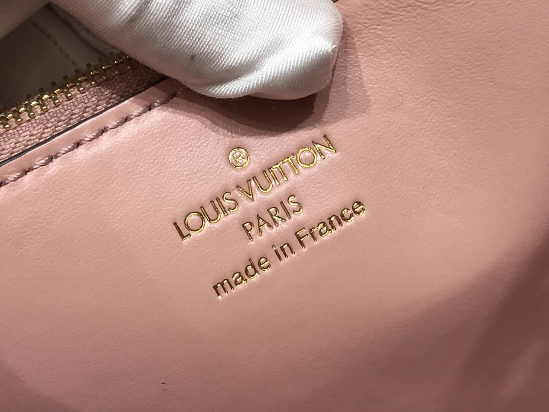 Louis Vuitton Capucines BB Cutout Leather Bag Replica Pink M57228