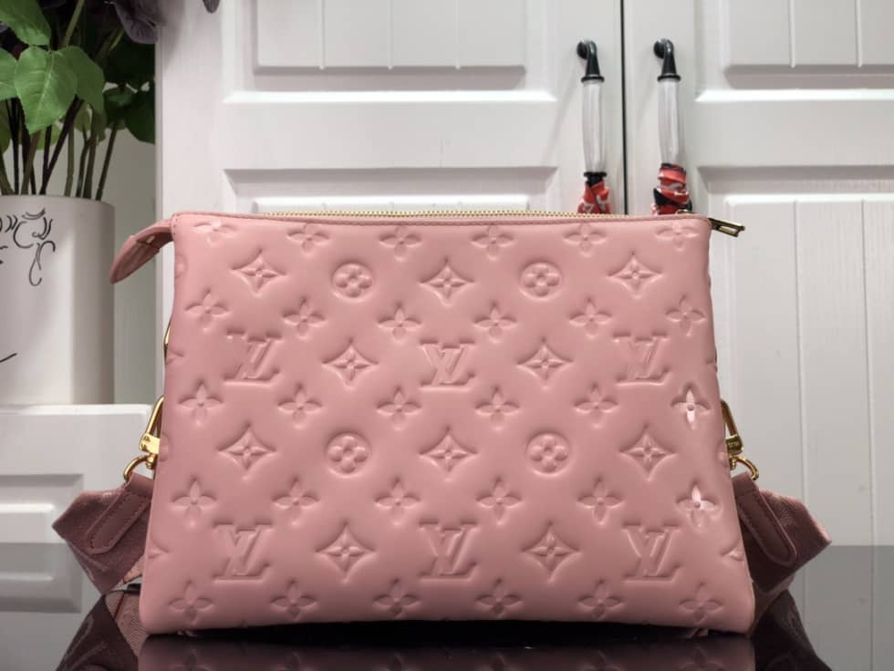 Louis Vuitton Embossed Lambskin Coussin PM Pink M58628 Replica Shoulder Bag