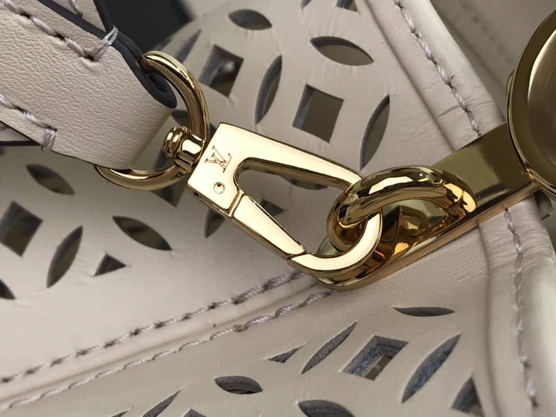 Louis Vuitton Capucines BB Cutout Leather Bag Replica Beige M57228