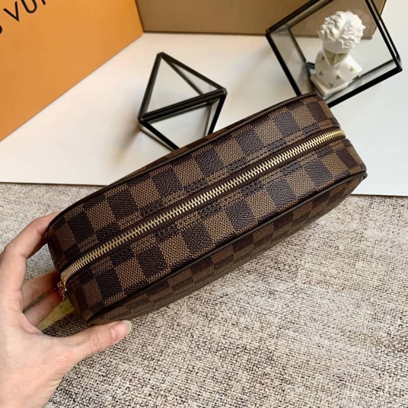 Louis Vuitton Damier Ebene Canvas King Size Toiletry Bag Replica N47527