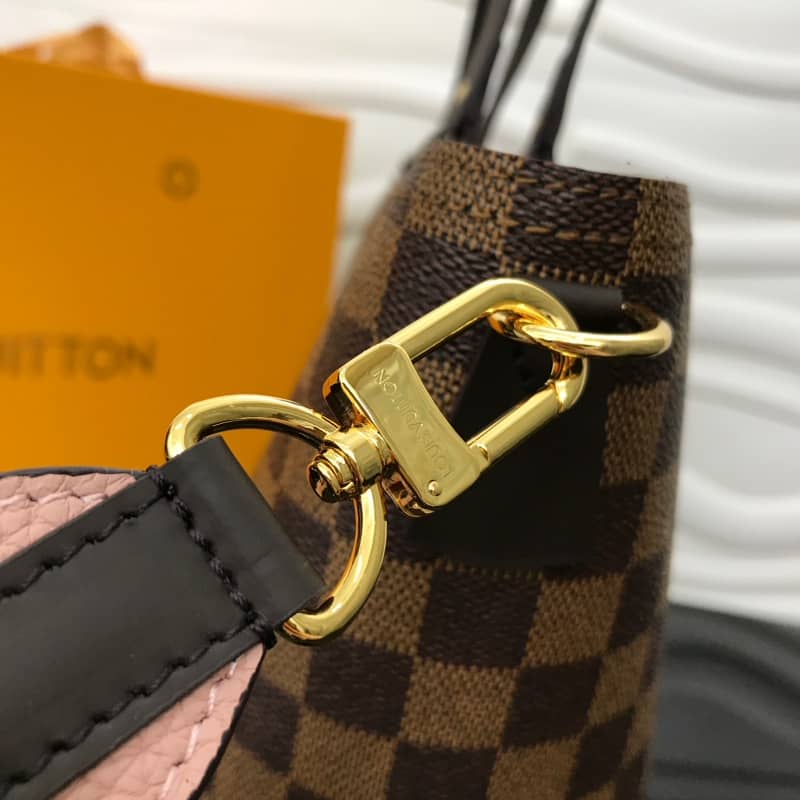 Louis Vuitton Jersey Damier Ebene Canvas Magnolia Pink Bag Replica N44041