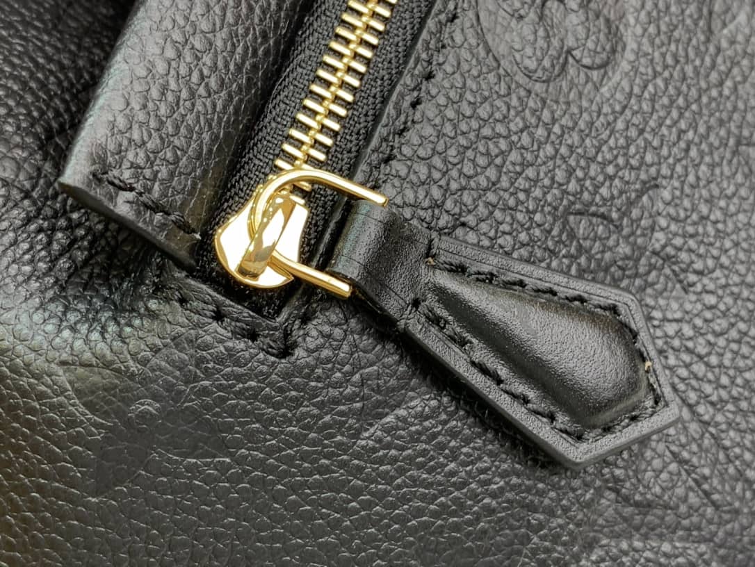 Louis Vuitton Ann Platt Montsouris PM Noir Leather Replica Backpack Black M45205
