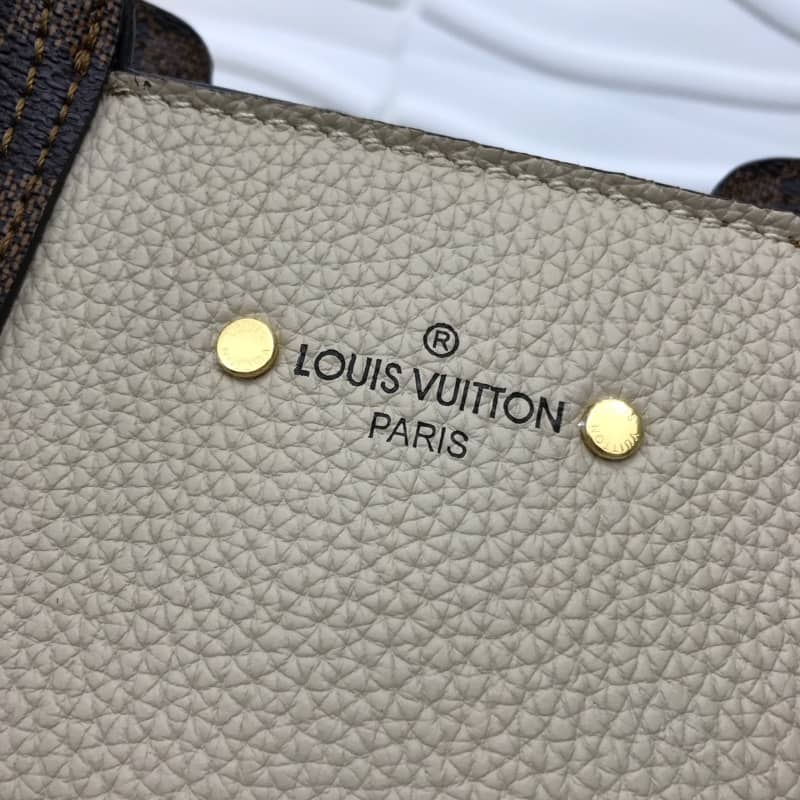 Louis Vuitton Jersey Damier Ebene Canvas Magnolia Beige Bag Replica N44041