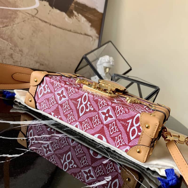 Louis Vuitton Since 1854 Petite Malle Replica Bag Red M57212