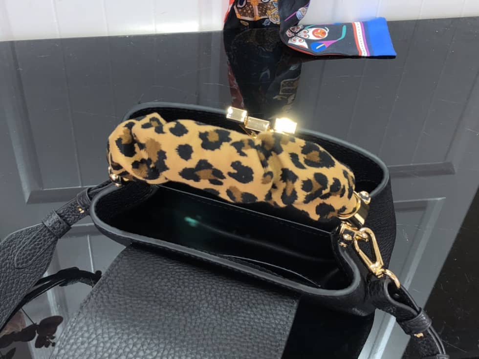 Louis Vuitton Capucines Mini Black M58732 Replica Crossbody Bag