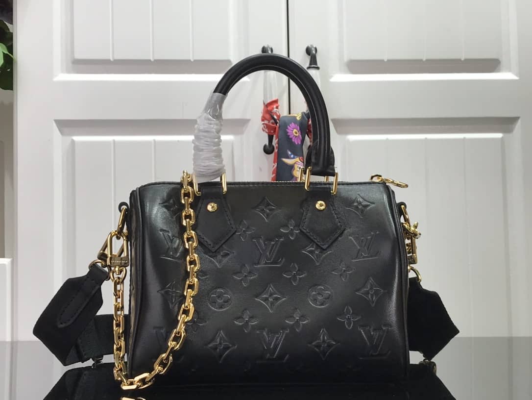 Louis Vuitton Replica Bags Speedy Bandouliere 22 Gold Chain M58631