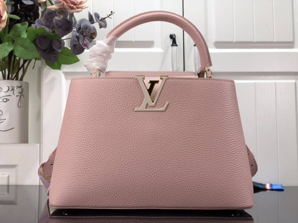 Louis Vuitton Capucines MM Pink M59597 Replica Shoulder Bag