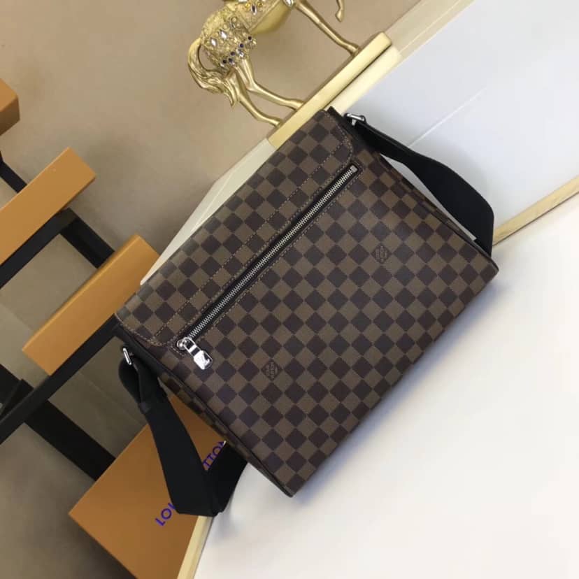 Louis Vuitton District MM Damier Ebene Canvas Bag Replica N41032