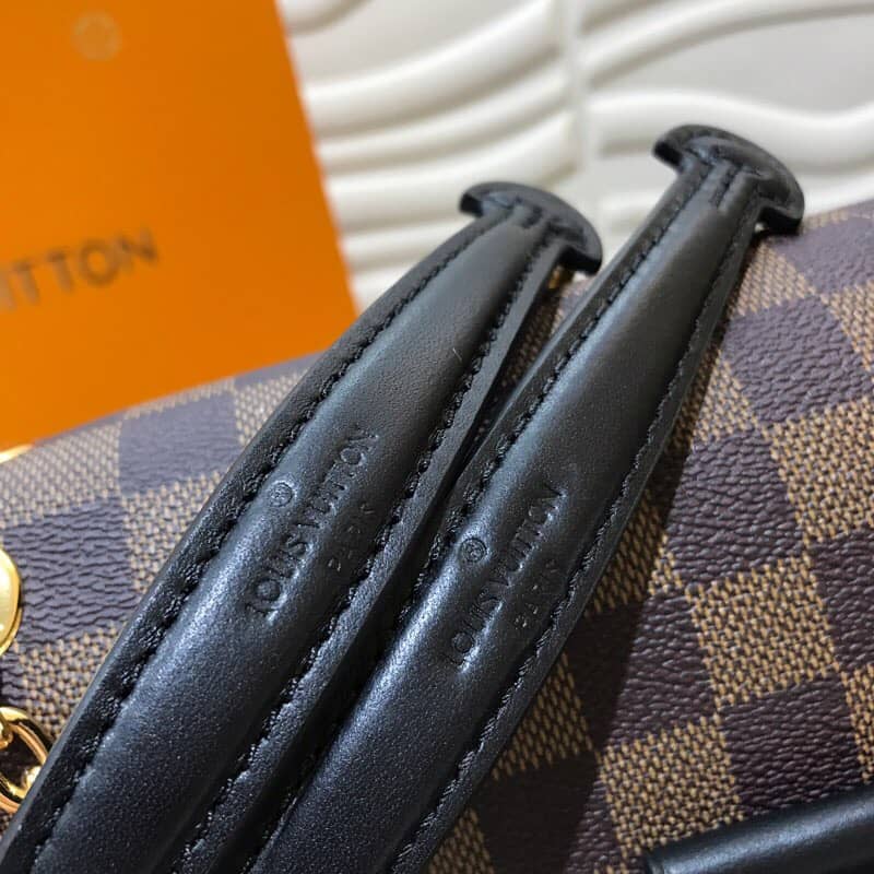 Louis Vuitton Vavin PM Damier Ebene Replica Shoulder Bag White N40113