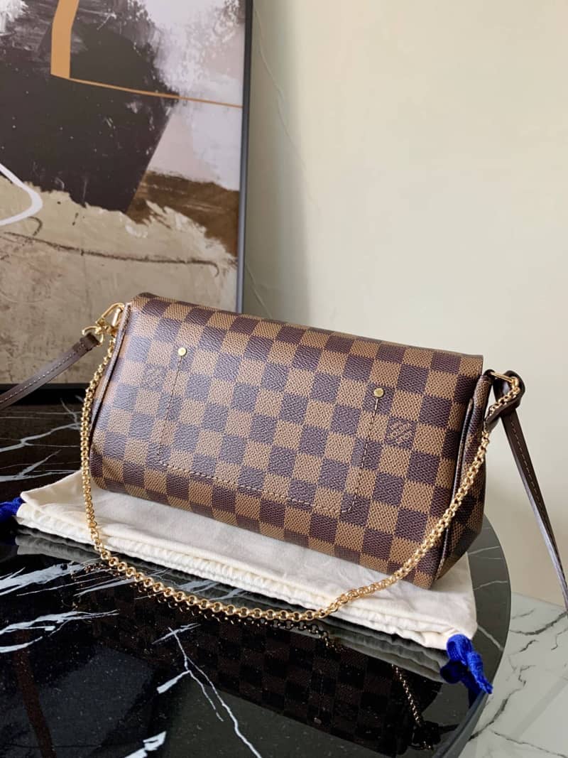 Louis Vuitton Damier Favorite PM Replica Shoulder Bag N41276