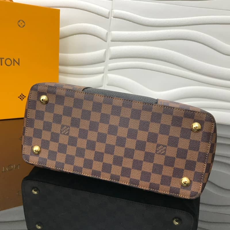 Louis Vuitton Jersey Damier Ebene Canvas Magnolia Bag Black Replica N44041