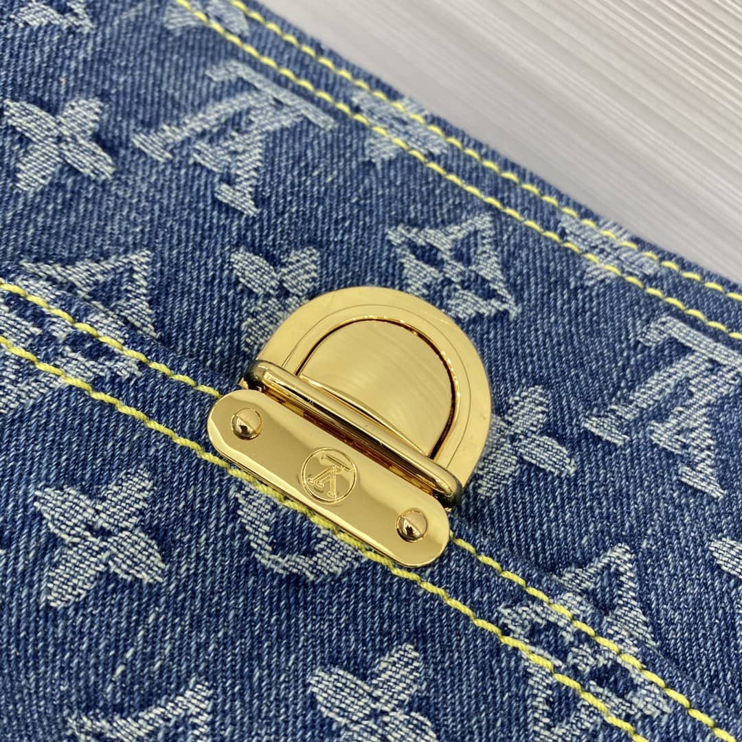 LV Bum Bag Dupe Monogram Denim M44466