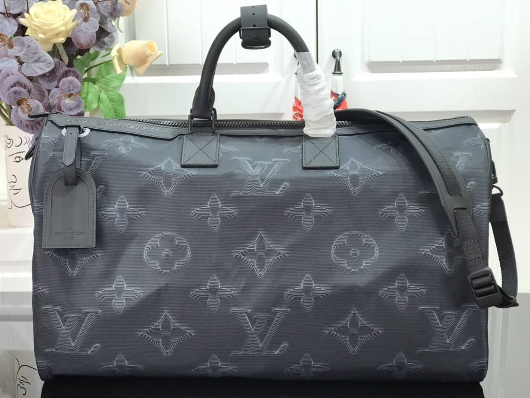 Louis Vuitton 2054 Reversible Keepall Monogram 3D Replica Bag M45602