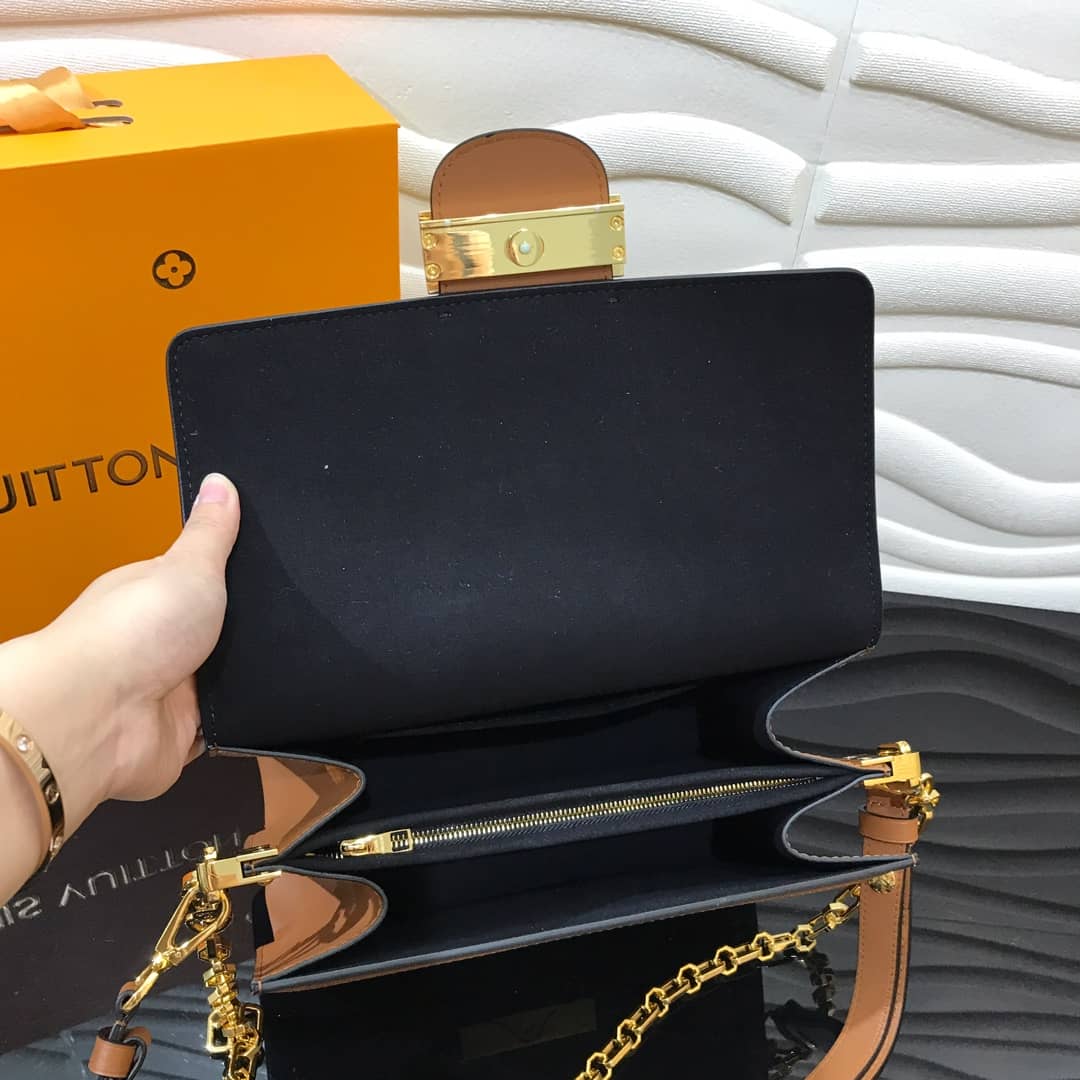 Louis Vuitton Monogram MM Reverse Dauphine Shoulder Bag Replica M44391