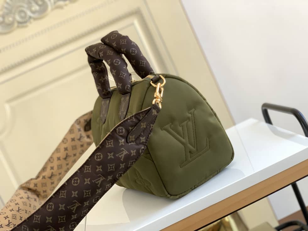 Louis Vuitton Replica Bags Speedy Bandouliere 25 Green M59009