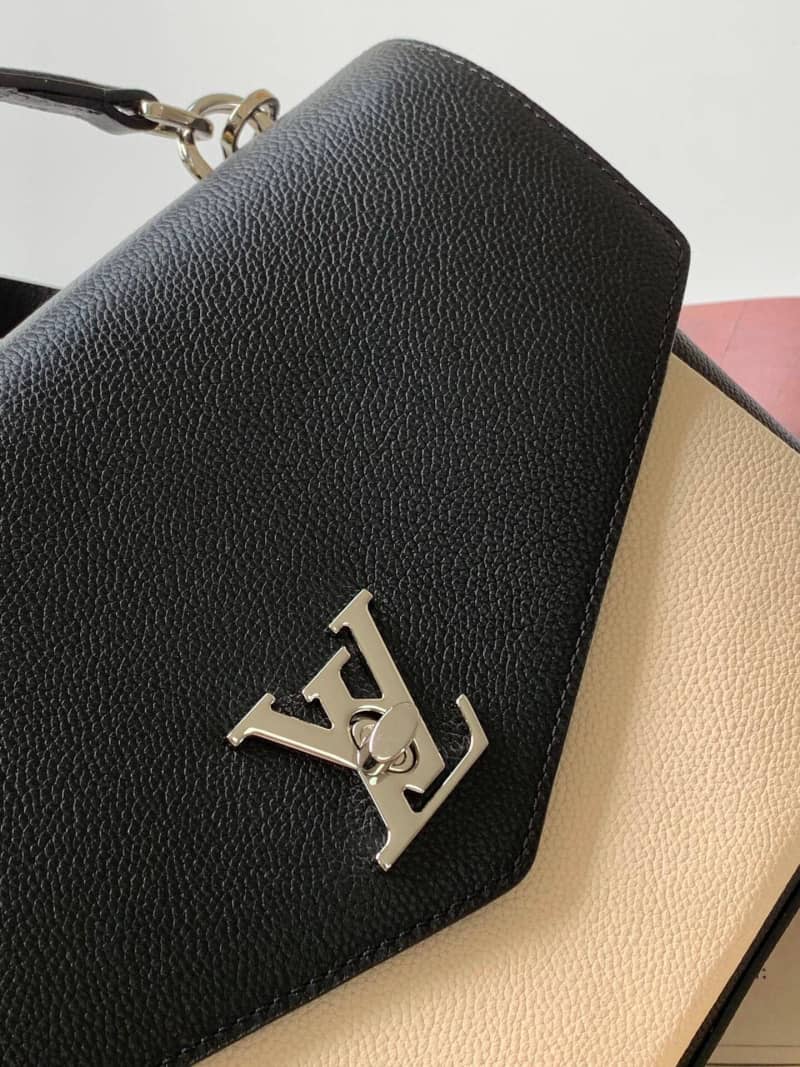 Louis Vuitton My Lockme Vanille Leather Crossbody Bag Replica M54878