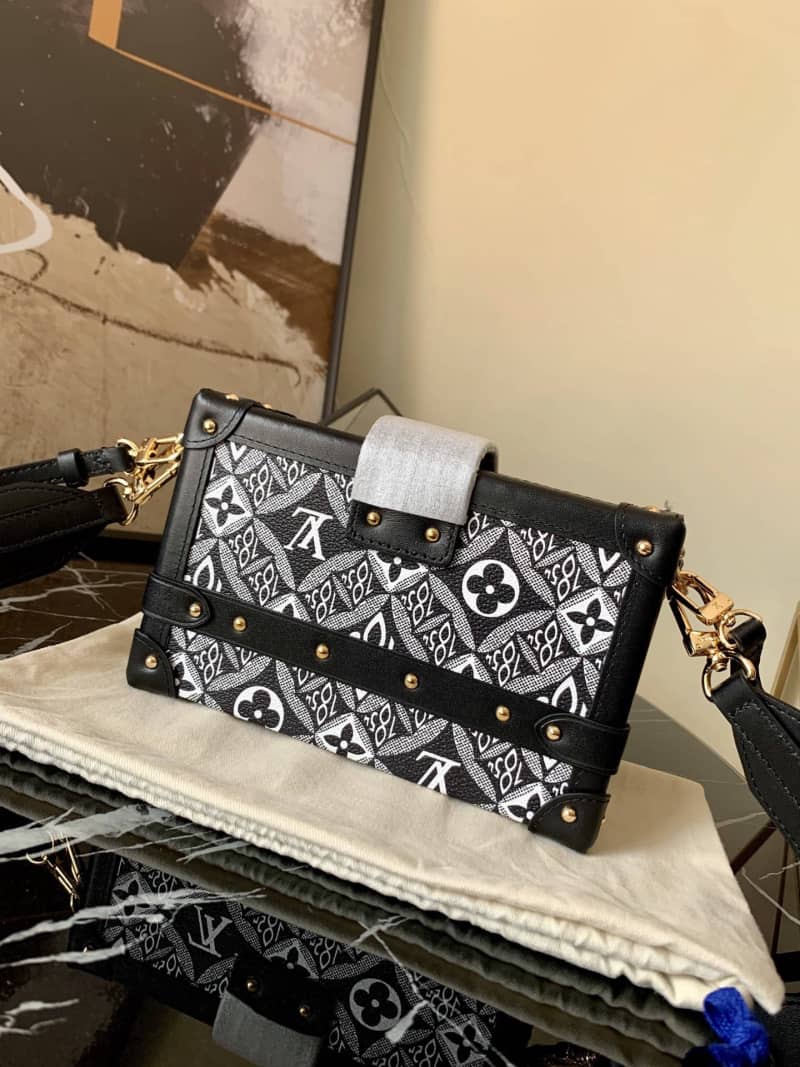 Louis Vuitton Since 1854 Petite Malle Replica Bag Black M57212