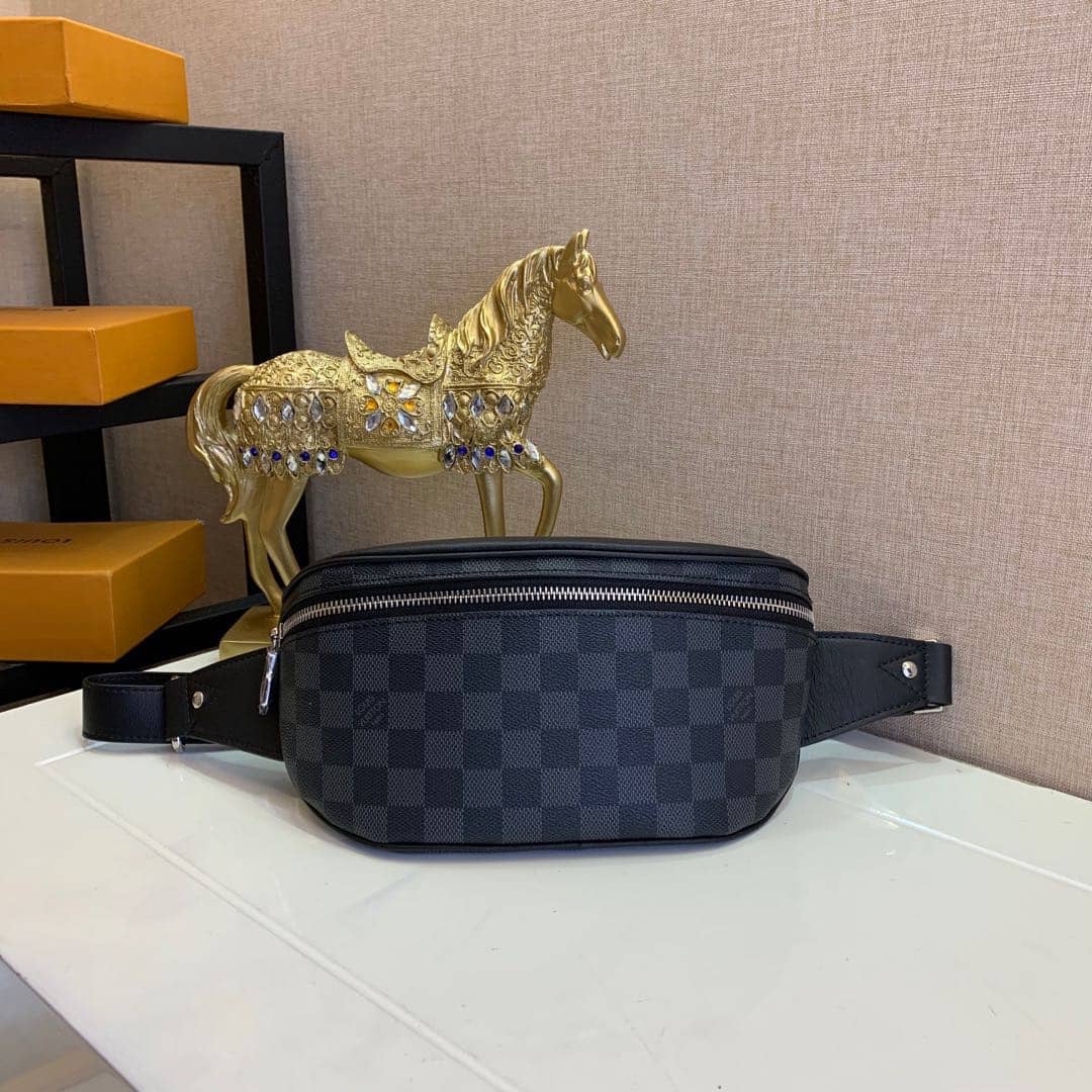 Louis Vuitton Damier Campus Graphite PVC Body Replica Bumbag N40362