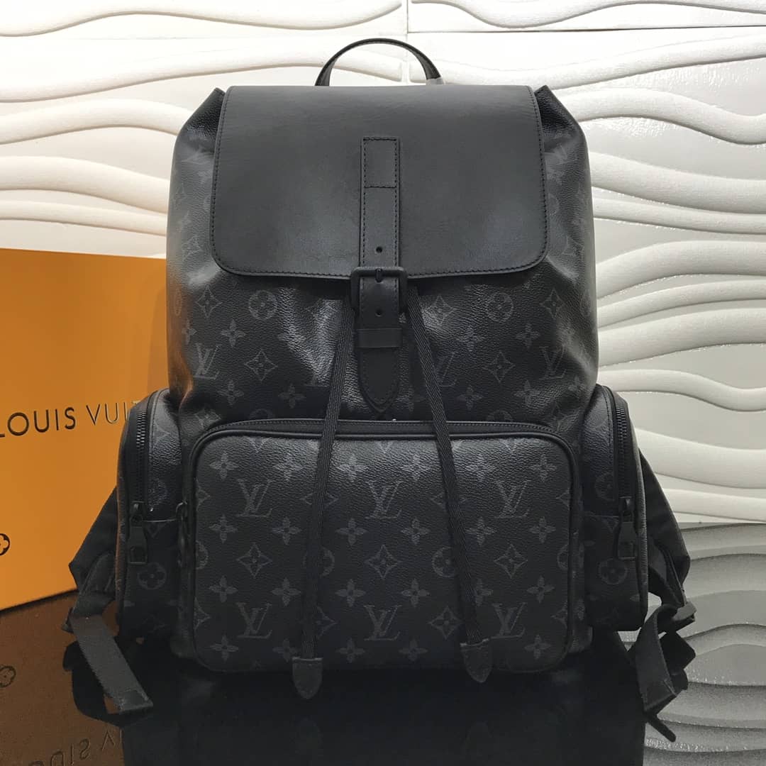 LV Backpack Replica Trio Travel Monogram Eclipse M45670