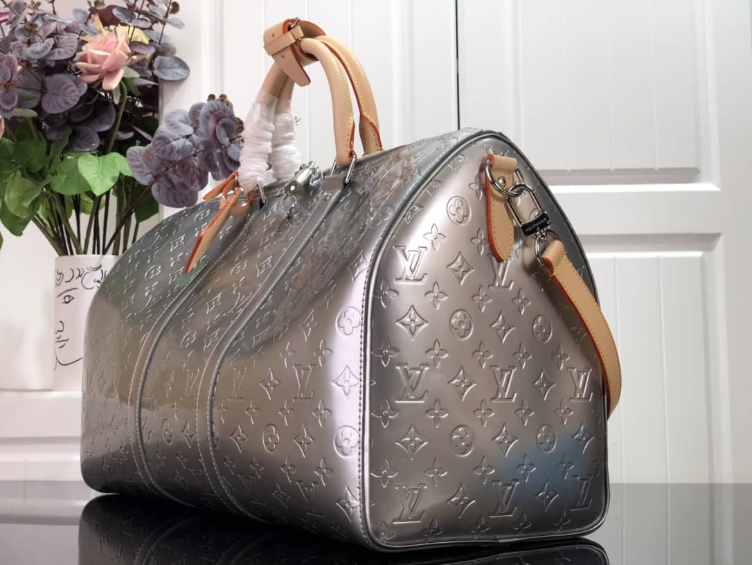 Louis Vuitton Keepall Patent Leather Replica Travel Bag M40569