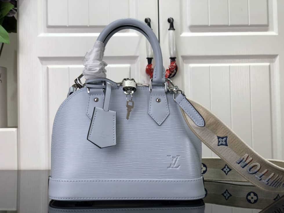 Louis Vuitton Alma BB Epi Leather Blue M59345 Replica Shoulder Bag