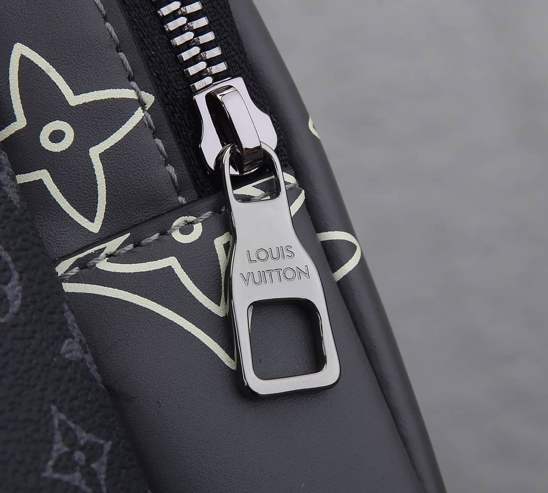 Louis Vuitton Monogram Eclipse Multipocket Black M45455 Replica Backpack