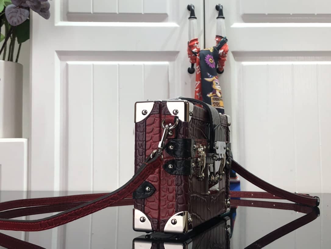 Louis Vuitton Petite Malle Replica Bag Red N94030