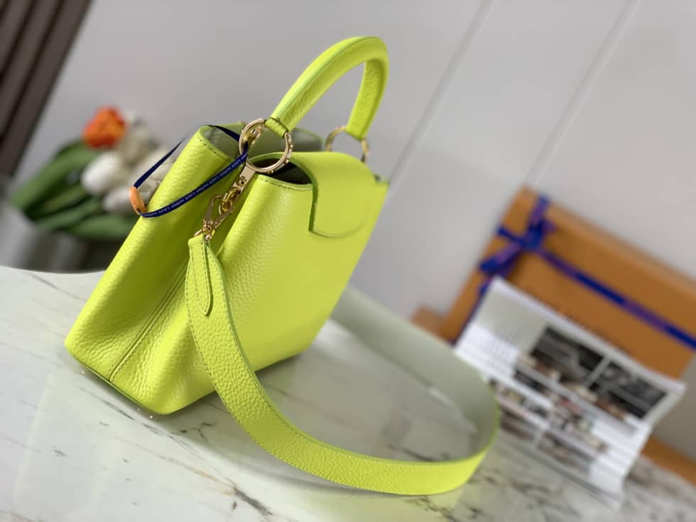 Louis Vuitton Capucines BB Yellow M59468 Replica Shoulder Bag