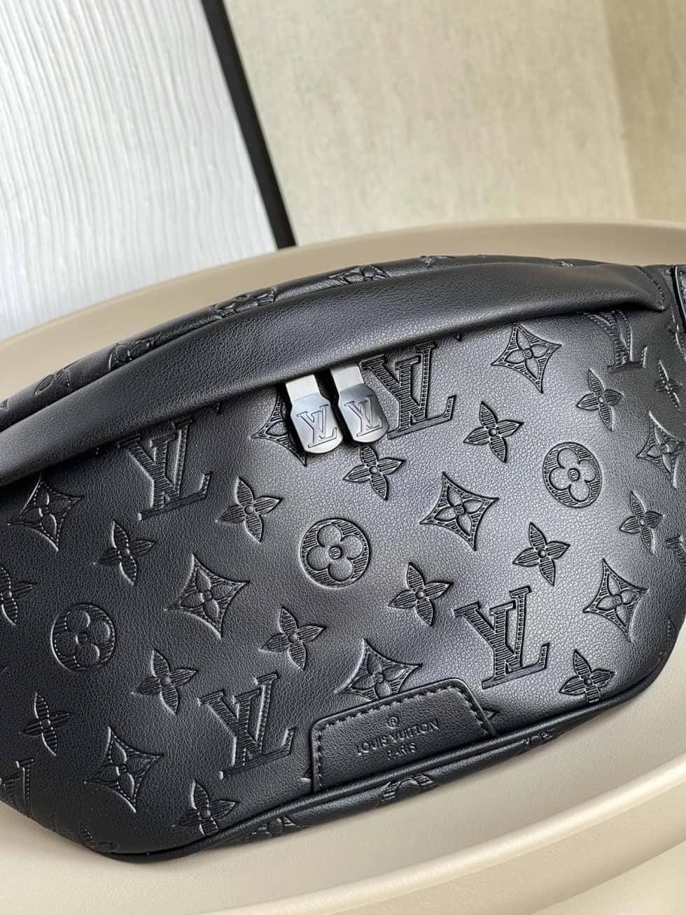 Louis Vuitton Discovery Bumbag PM Monogram Shadow Black M46036 Replica Belt Bag