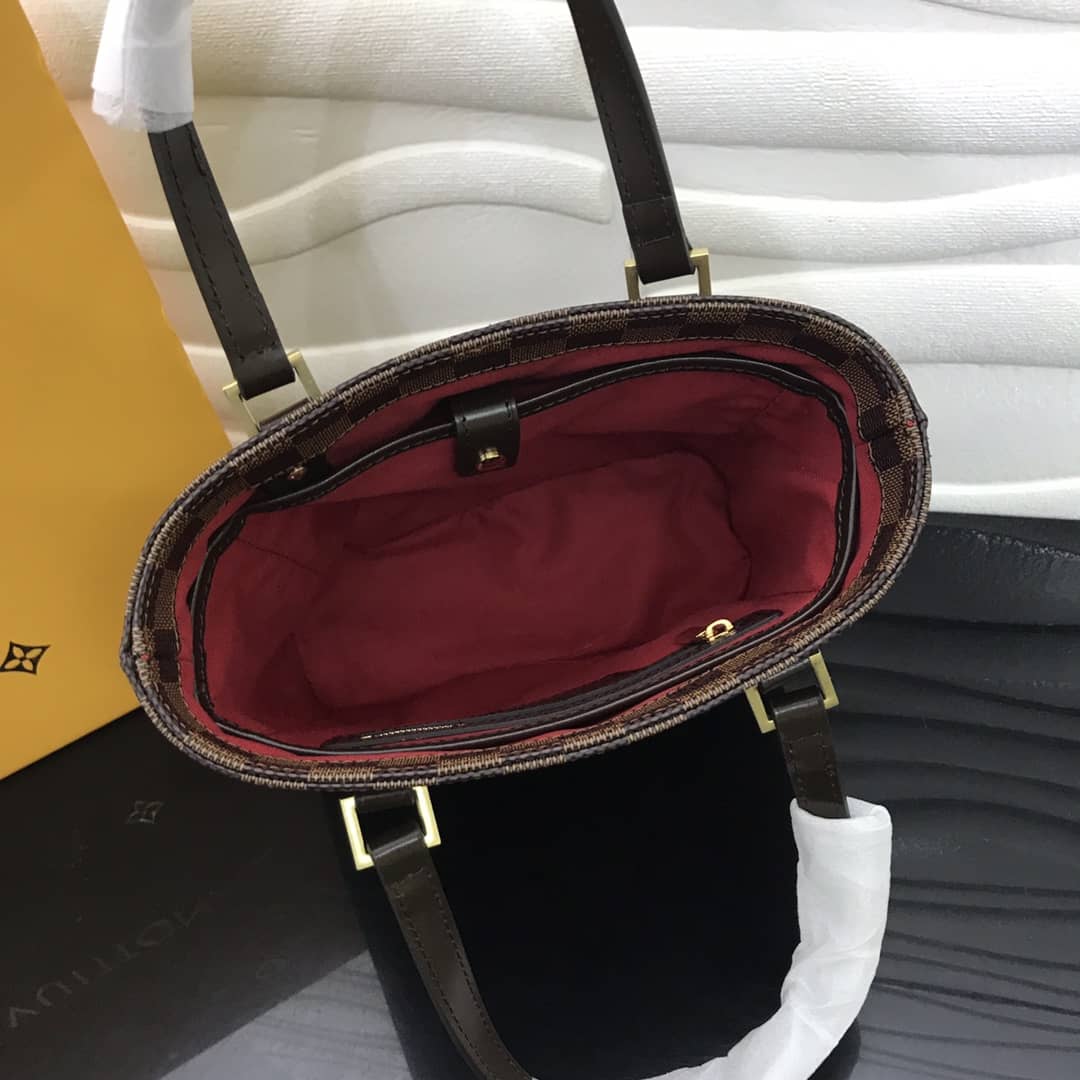 Louis Vuitton Damier Ebene Vavin PM Tote Replica Bag