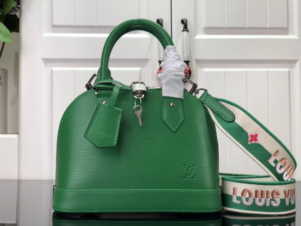 Louis Vuitton Alma BB Epi Leather Green M59357 Replica Shoulder Bag