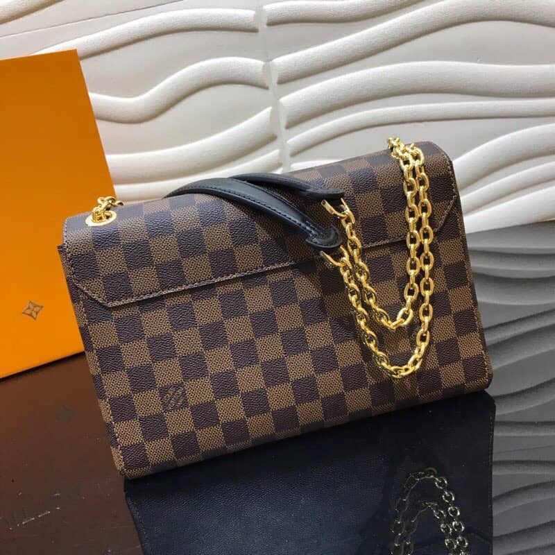 Louis Vuitton Vavin PM Damier Ebene Replica Bag Black N40108
