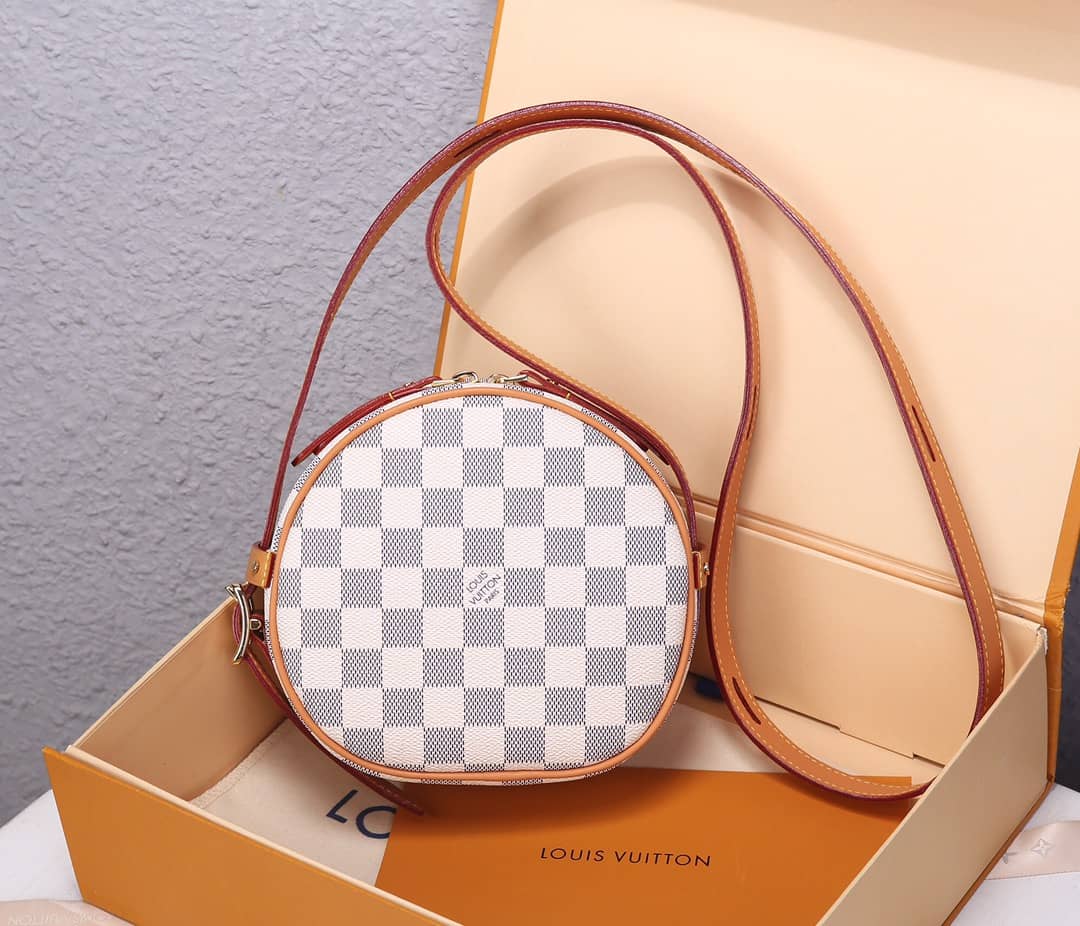 Louis Vuitton Damier Azur Boite Chapeau Souple PM Replica N40333