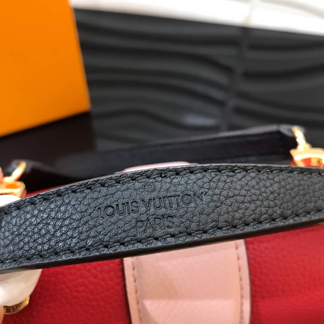 Louis Vuitton Damier Ebene Clapton Replica Backpack Red N42262
