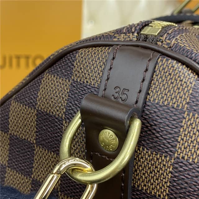 Louis Vuitton Replica Bags Speedy Bandouliere 35 Damier Ebene N41366