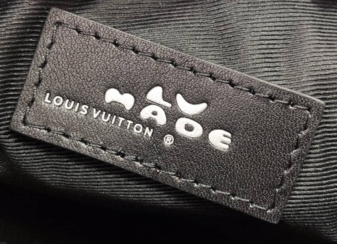 Louis Vuitton x Nigo Keepall XS Leather Monogram Replica Bag Black M81010