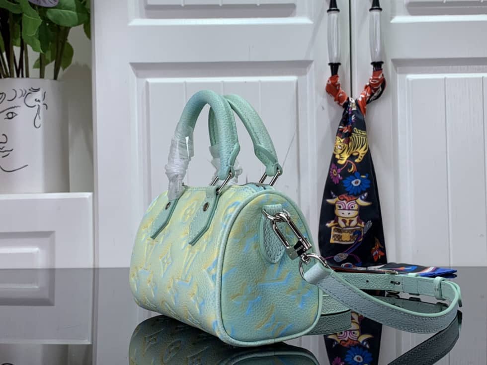 Louis Vuitton Nano Speedy Green M81508 Replica Shoulder Bag