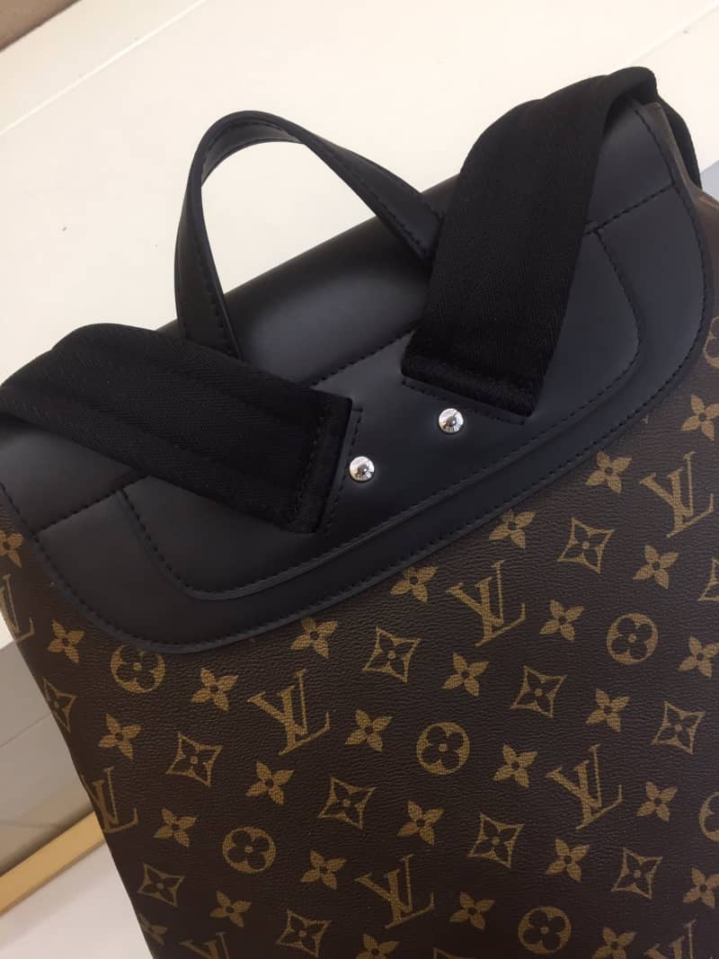 Louis Vuitton Palk Monogram Macassar Canvas Replica Backpack M40637