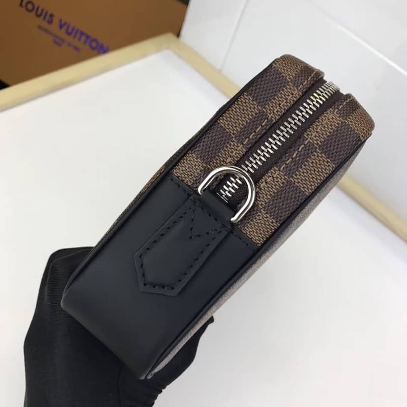 Louis Vuitton Kasai Clutch Damier Ebene Canvas Replica N41663