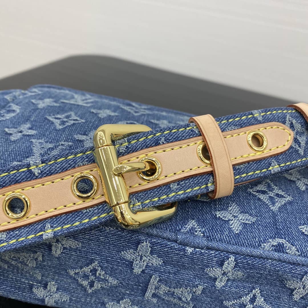 LV Bum Bag Dupe Monogram Denim M44466