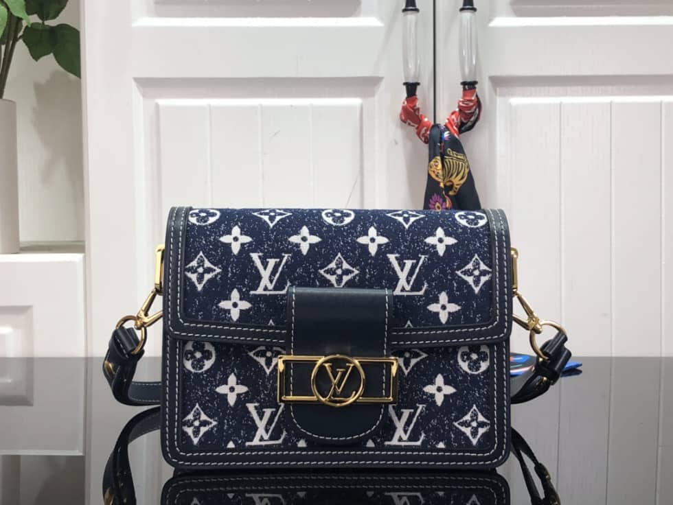 Louis Vuitton Monogram Denim Dauphine Mini M59716 Replica Shoulder Bag