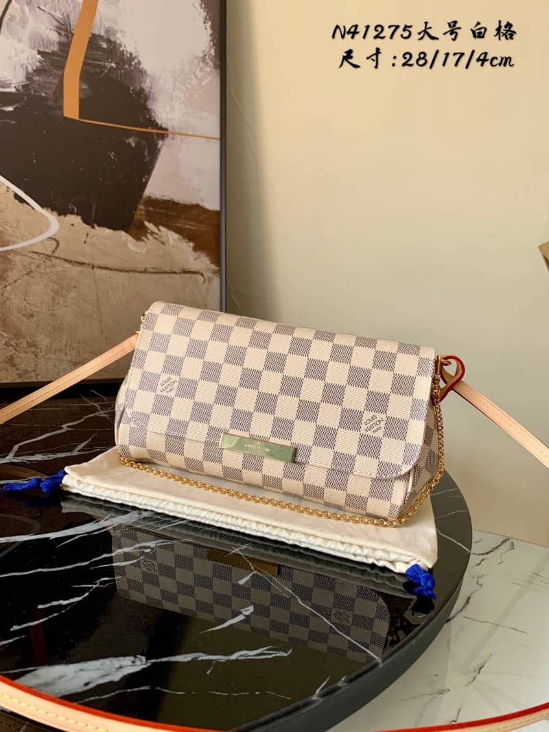 Louis Vuitton Favorite PM Demier Azur Chain Replica Handbag N41277