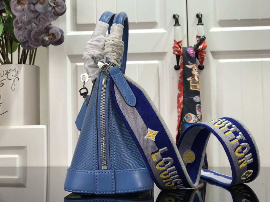 Louis Vuitton Alma PM Hand Bag Replica Blue M40302