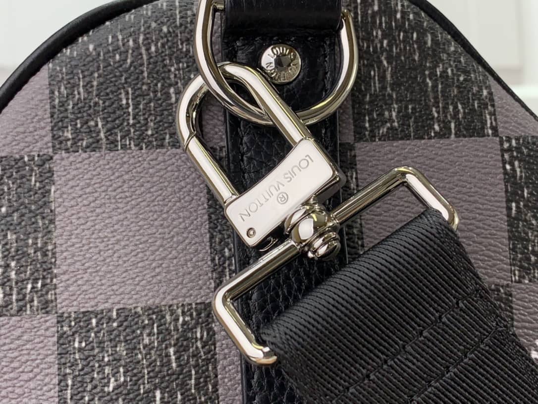 Louis Vuitton Keepall Bandoulière 45 Virgil Abloh Bag Replica Black N80404