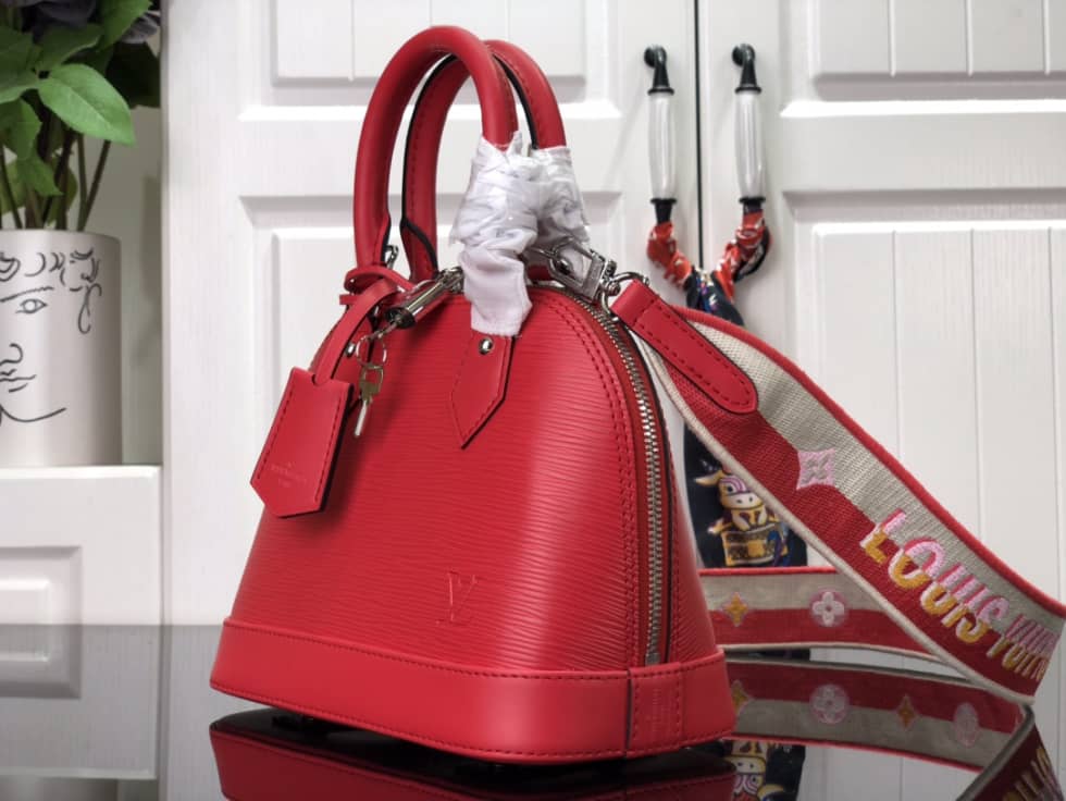 Louis Vuitton Alma BB Epi Leather Red M59346 Replica Shoulder Bag
