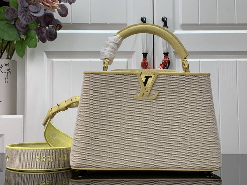Louis Vuitton Capucines BB Yellow M59872 Replica Shoulder Bag